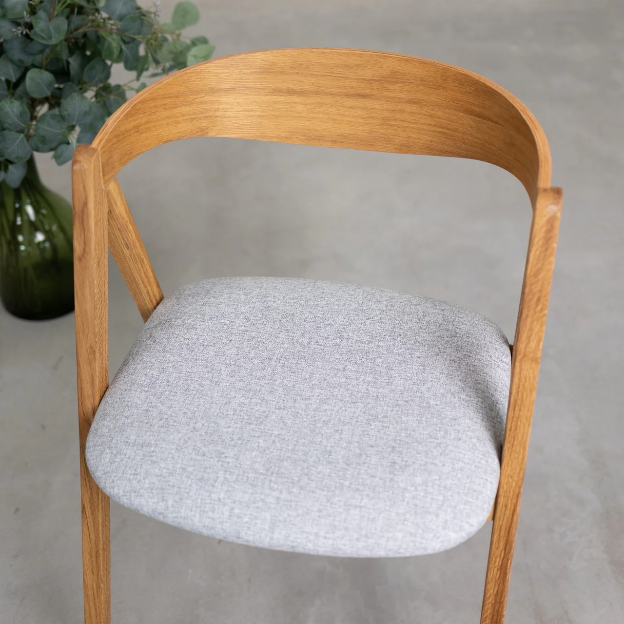 Chaise en bois massif de chêne naturel Oscar, revêtement - Lot de 2 ou de 4 chaises - NordicStory - Image 22