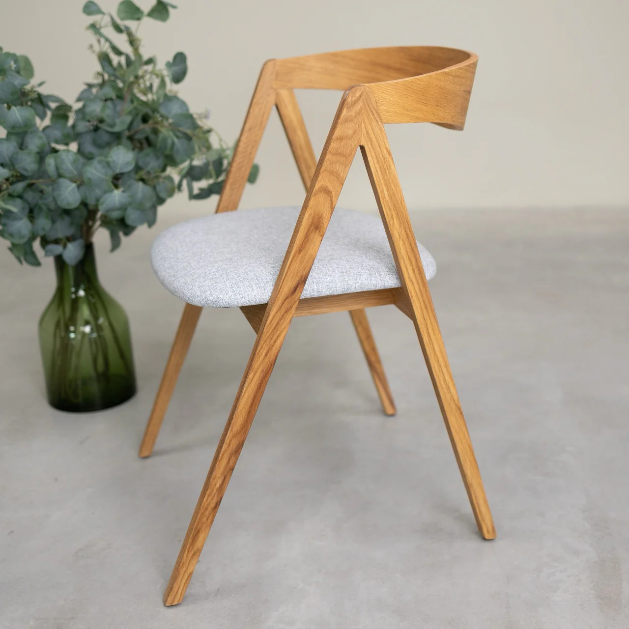 Chaise en bois massif de chêne naturel Oscar, revêtement - Lot de 2 ou de 4 chaises - NordicStory - Image 23