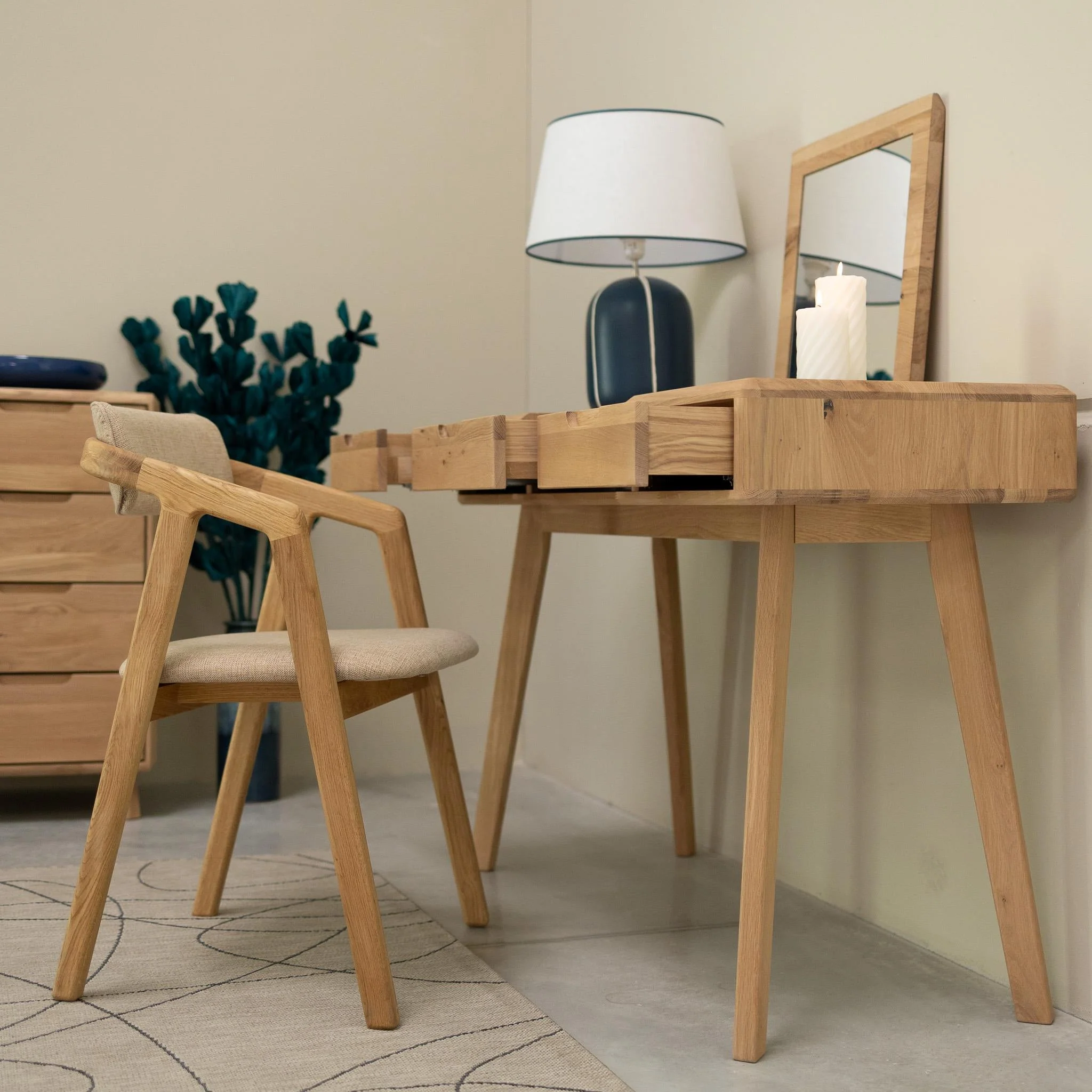 Coiffeuse en bois massif Suède 1 – NordicStory - Image 5