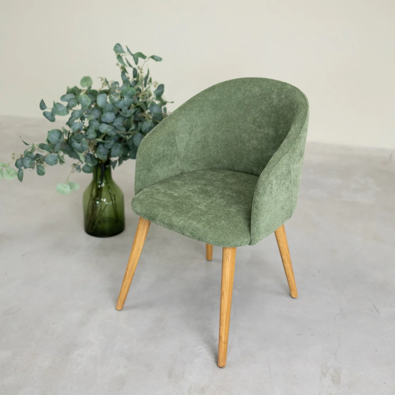 Chaise en bois massif de chêne Ana, revêtement - NordicStory - Image 27