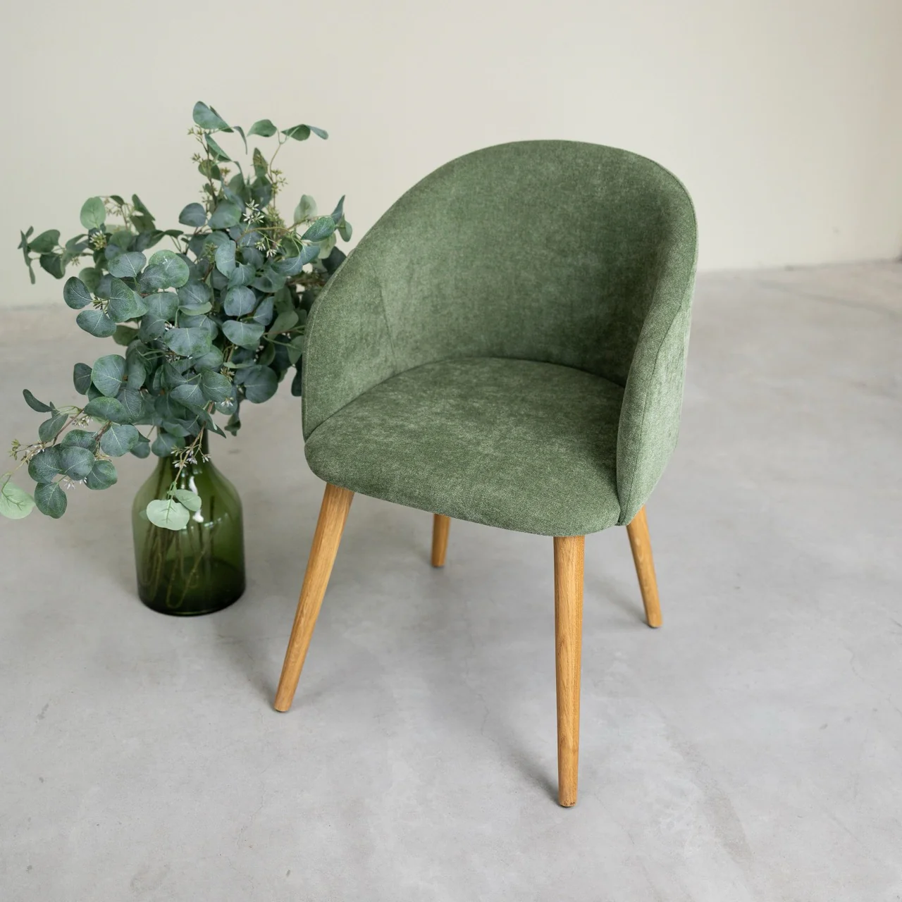 Chaise en bois massif de chêne Ana, revêtement - NordicStory - Image 32