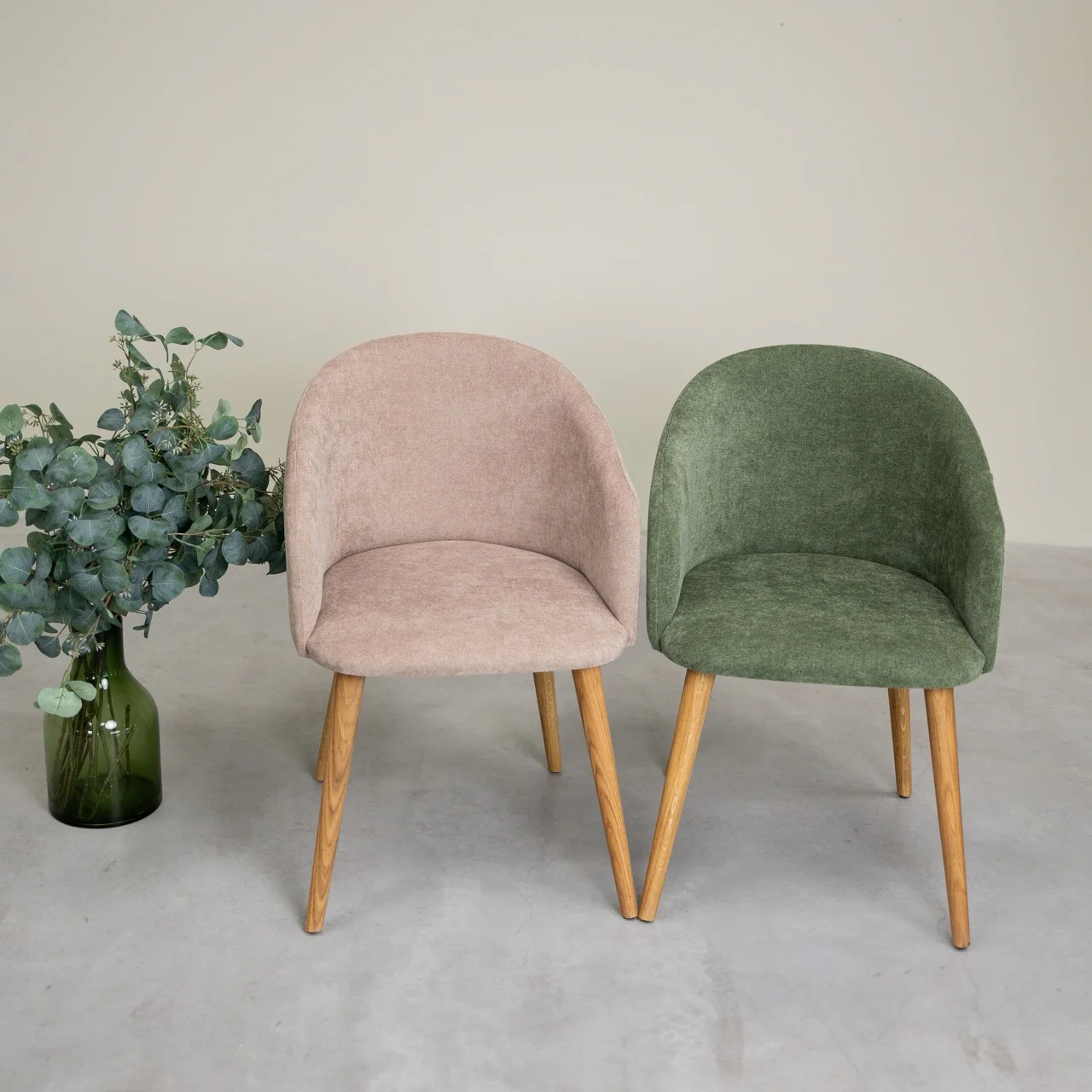 Chaise en bois massif de chêne Ana, revêtement - NordicStory - Image 35