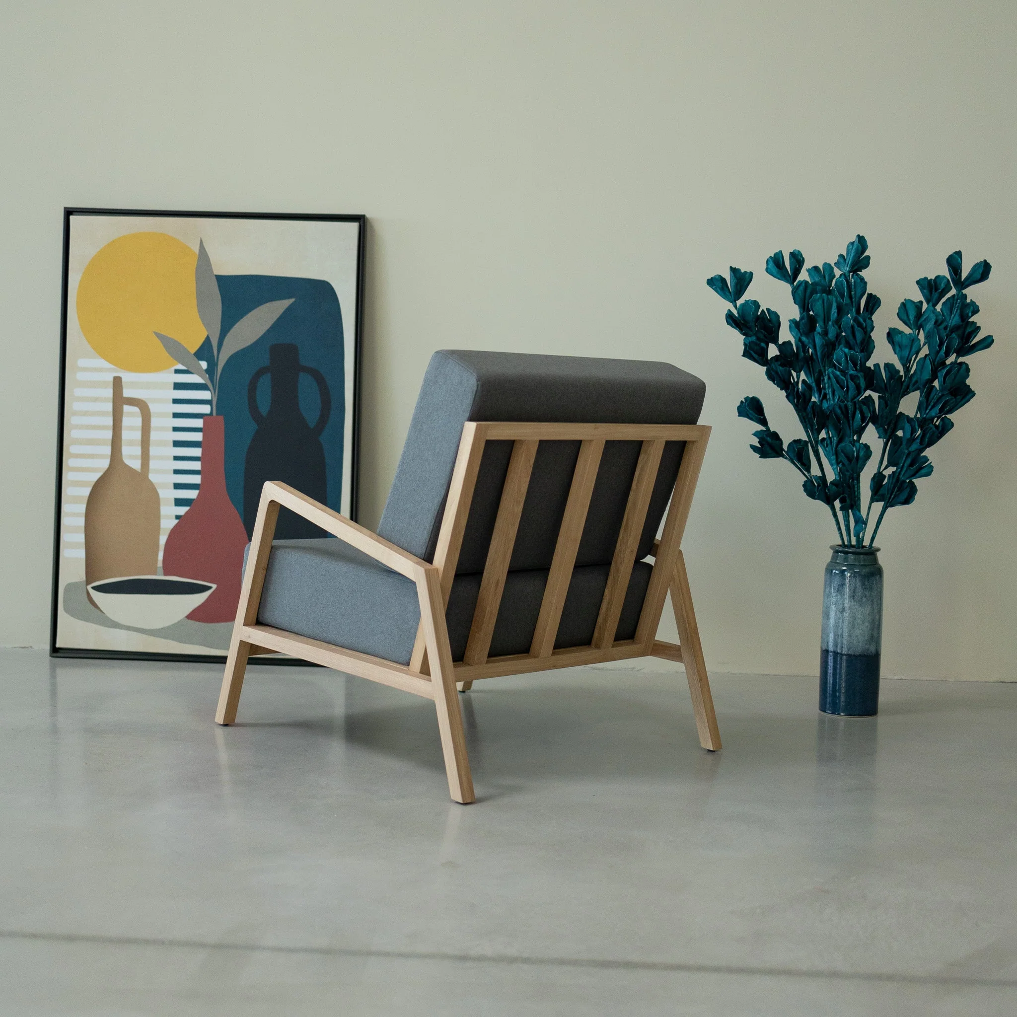 Fauteuil en bois massif de chêne Suède - NordicStory - Image 13