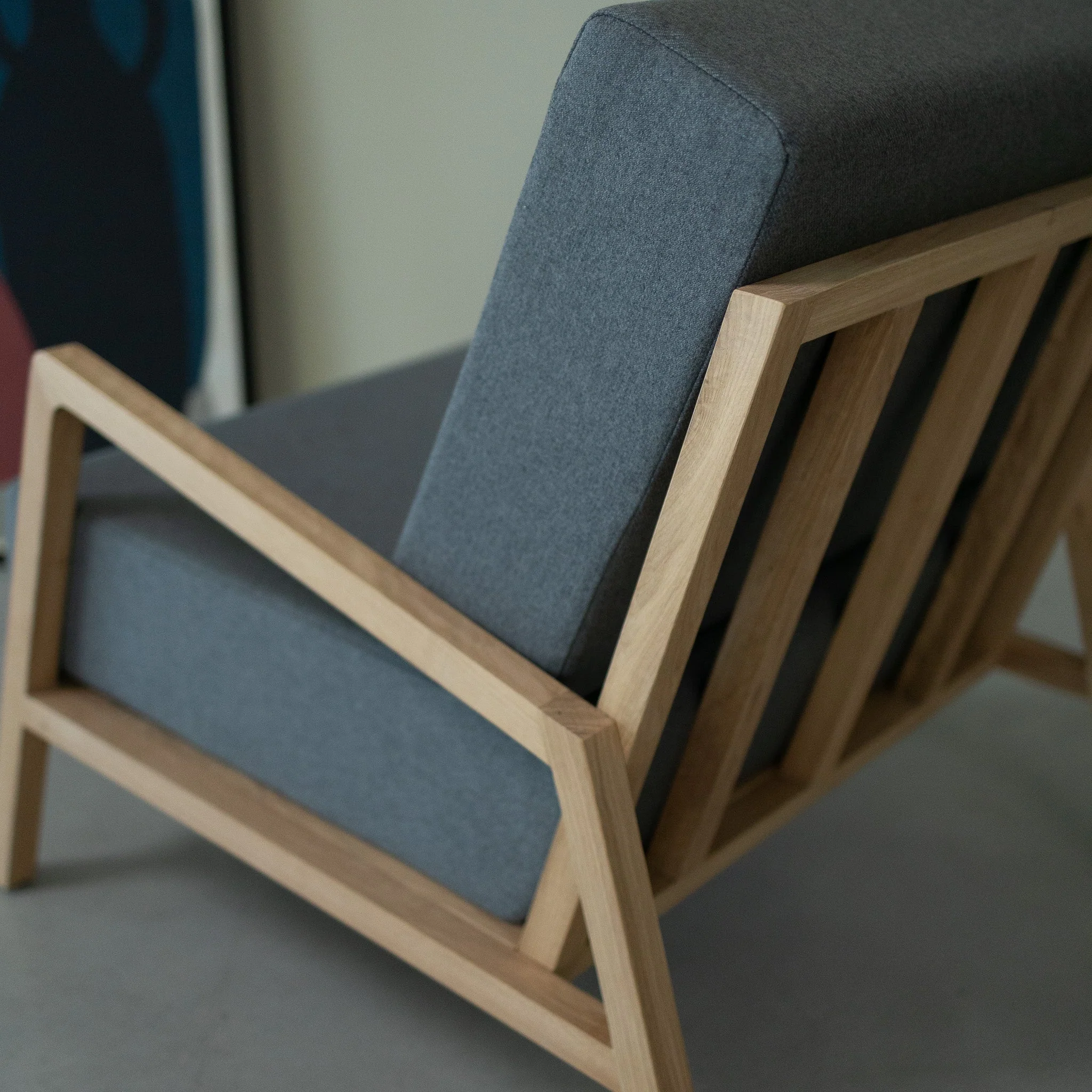 Fauteuil en bois massif de chêne Suède - NordicStory - Image 15