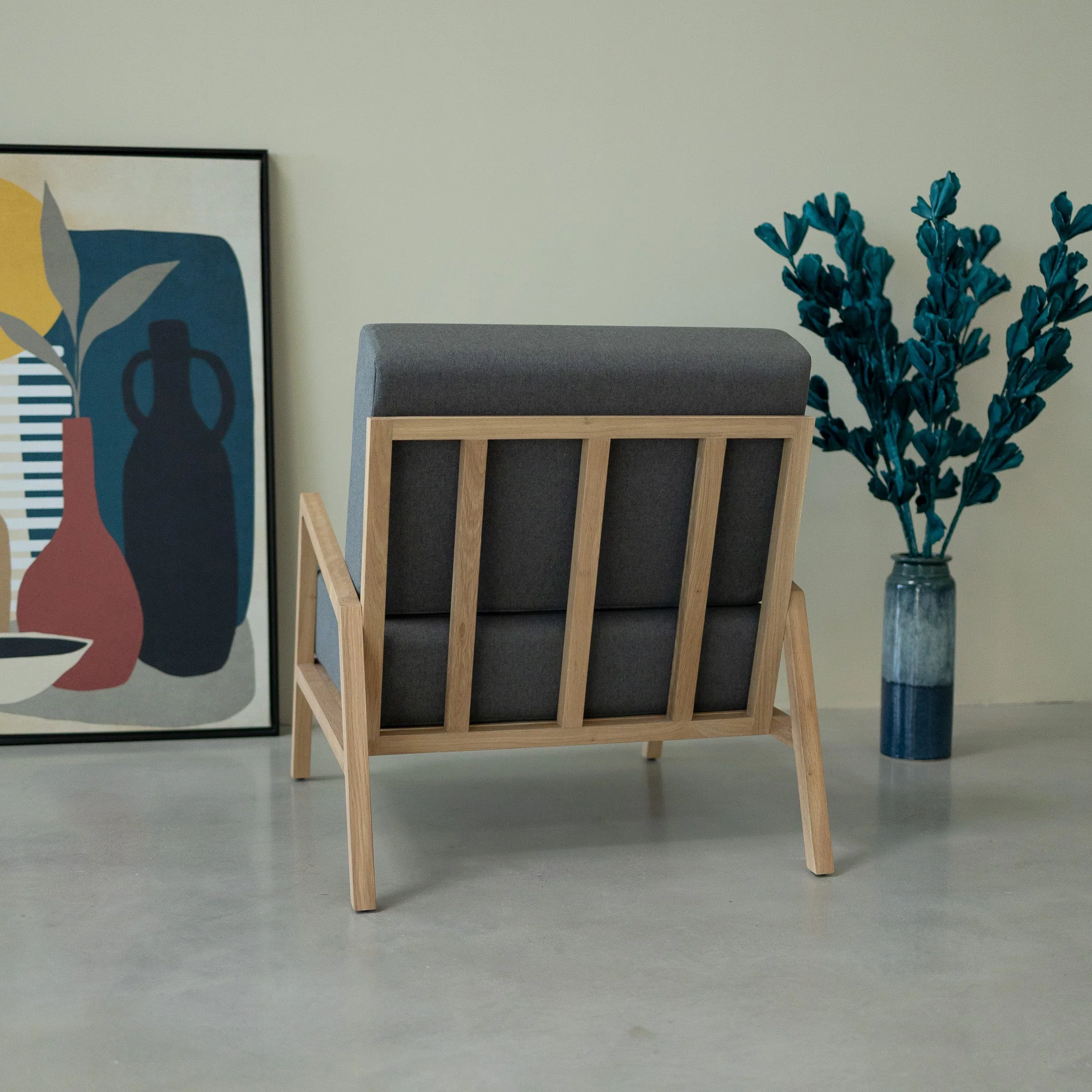 Fauteuil en bois massif de chêne Suède - NordicStory - Image 16