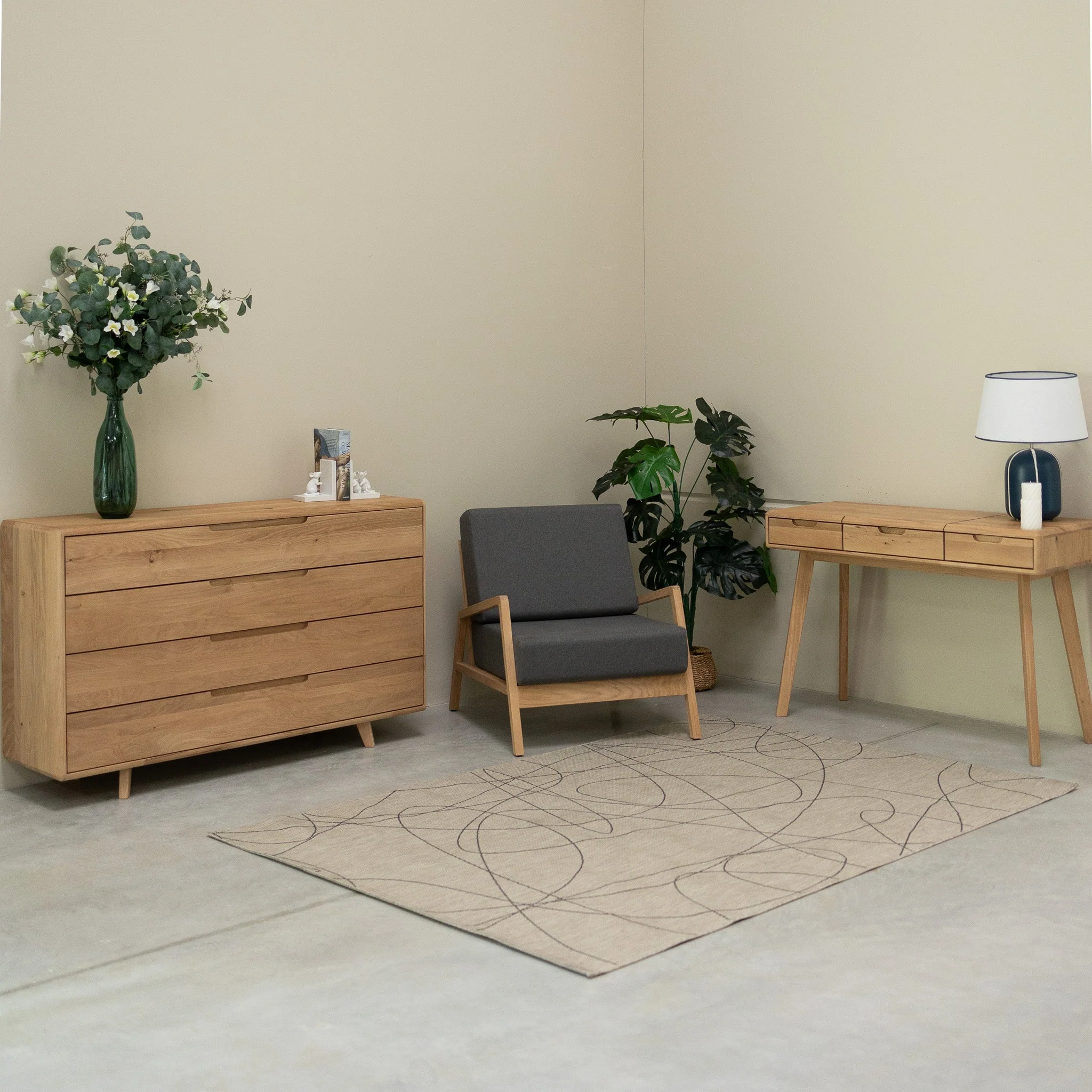 Fauteuil en bois massif de chêne Suède - NordicStory - Image 17