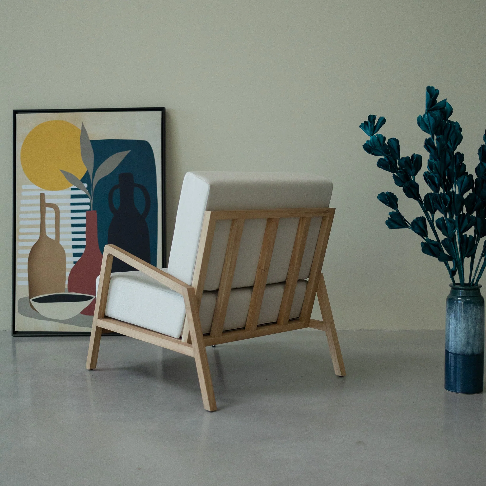 Fauteuil en bois massif de chêne Suède - NordicStory - Image 7