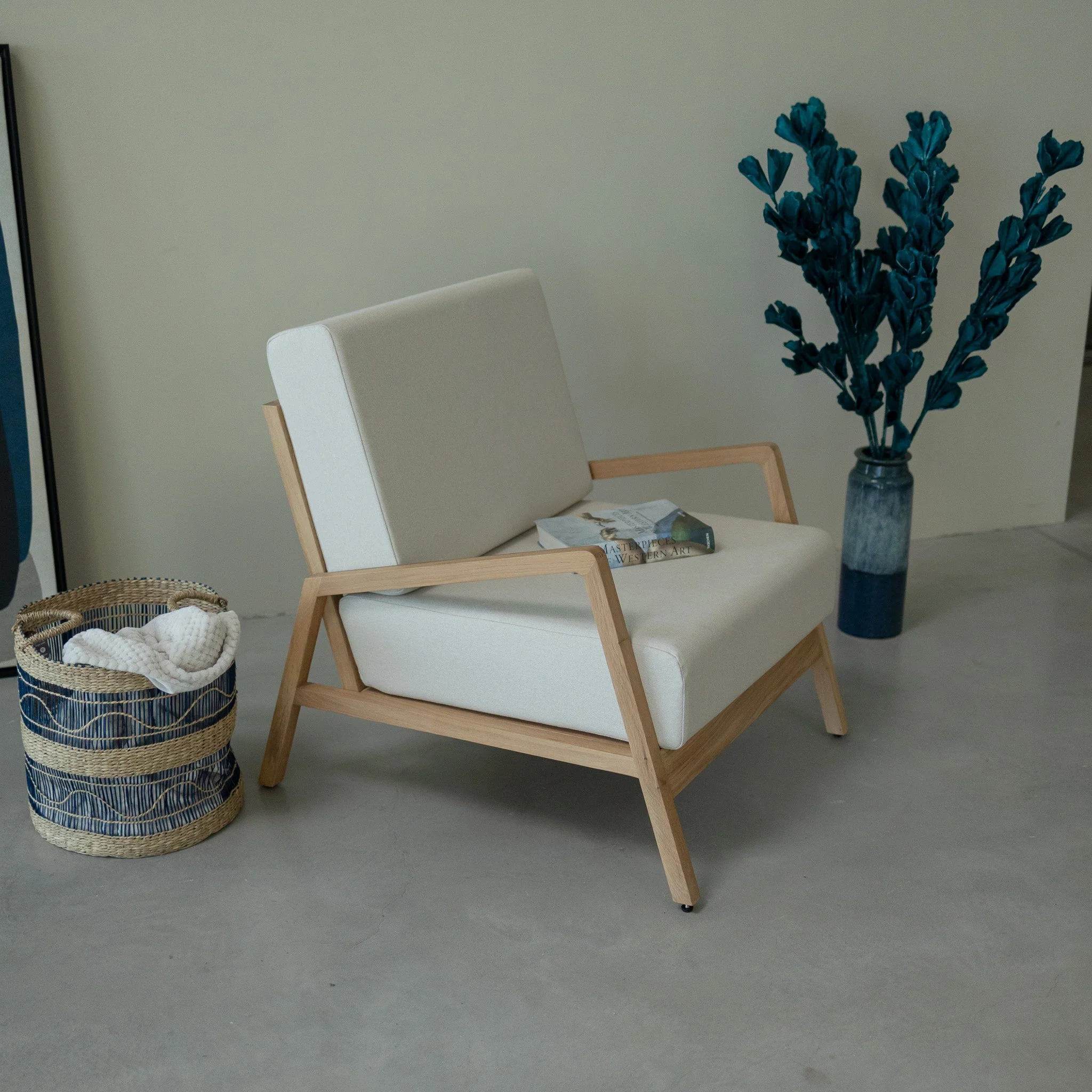 Fauteuil en bois massif de chêne Suède - NordicStory - Image 9