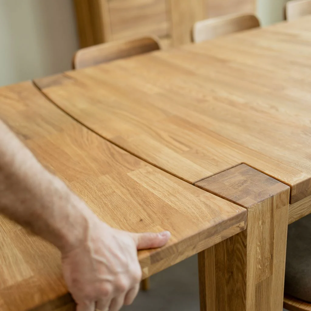 Table à manger extensible en bois massif de chêne Balder - NordicStory - Image 7