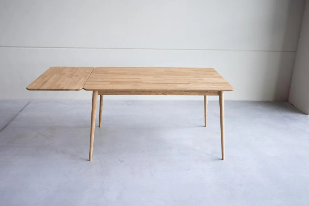 Table à manger extensible en bois massif de chêne Malmo 2 - NordicStory - Image 16