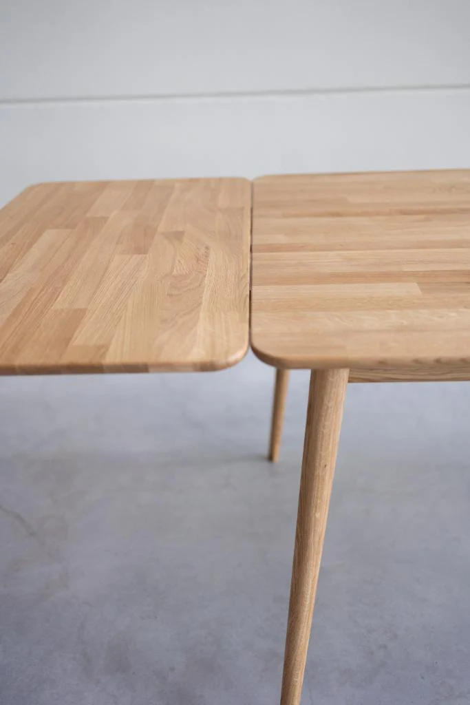 Table à manger extensible en bois massif de chêne Malmo 2 - NordicStory - Image 17