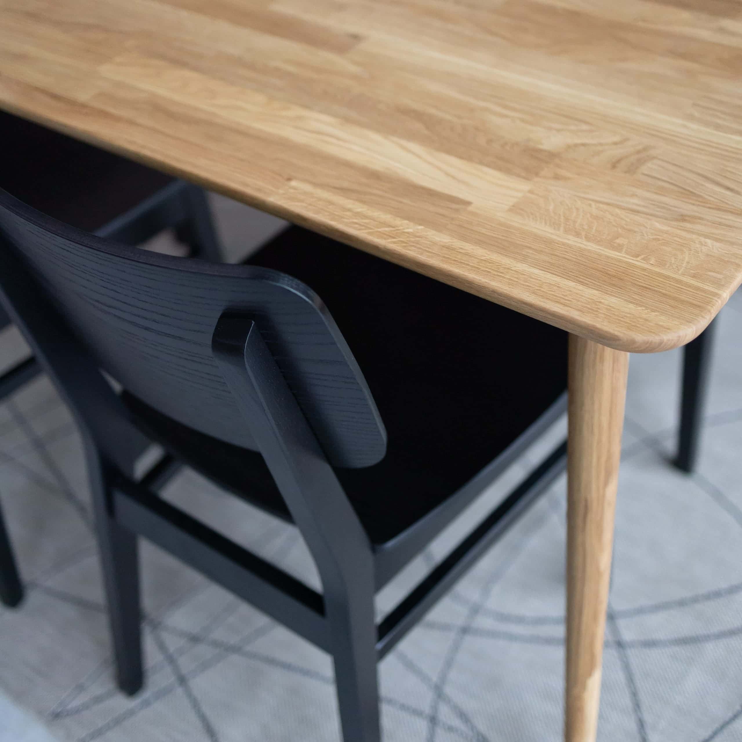 Table à manger extensible en bois massif de chêne Malmo 2 - NordicStory - Image 6