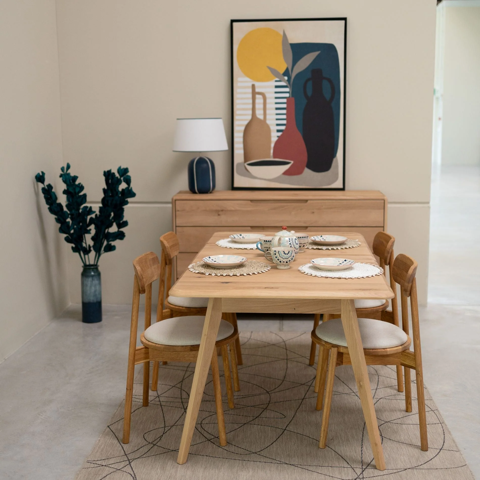 Table à manger extensible en bois massif Suède – NordicStory - Image 5