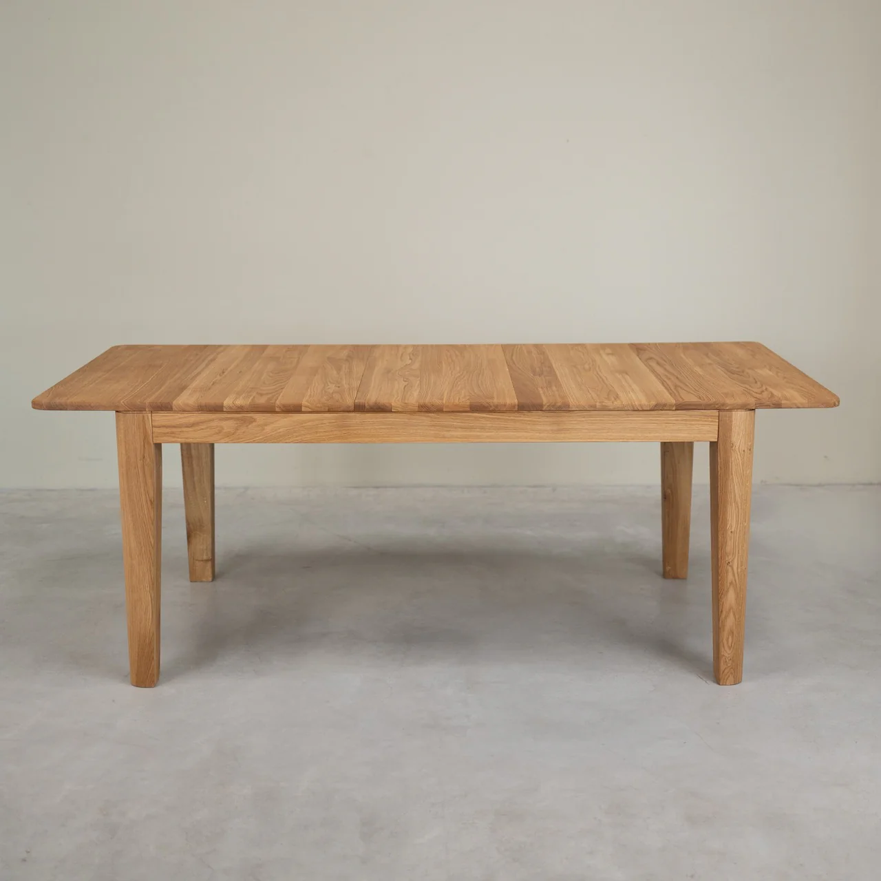 Table à manger rectangulaire extensible en bois massif de chêne Kodama - NordicStory - Image 16