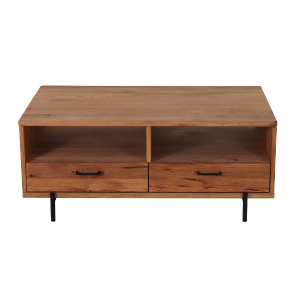 Table basse en bois massif Normandie - NordicStory - Image 3