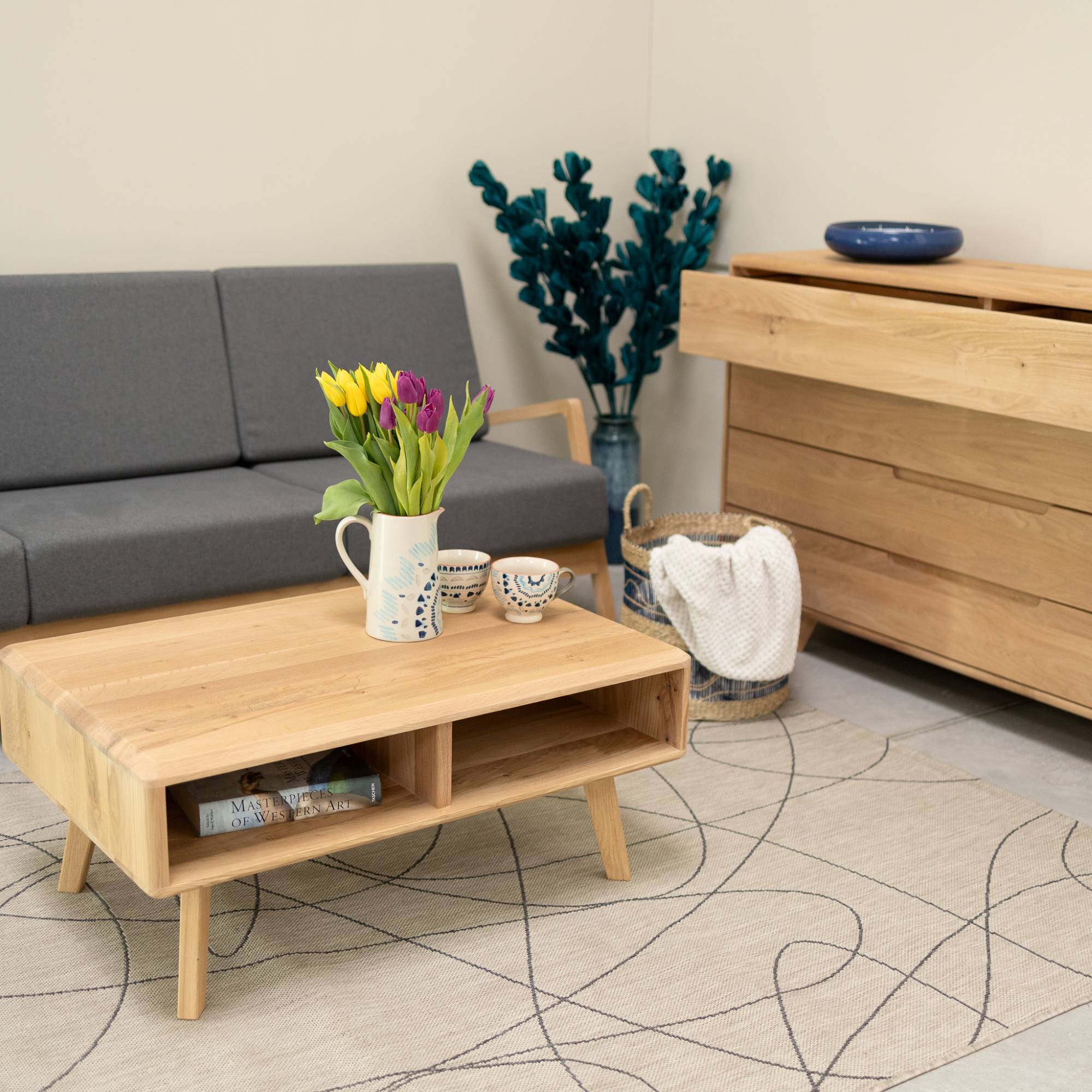 Table basse en bois massif Suède 1 – NordicStory - Image 5