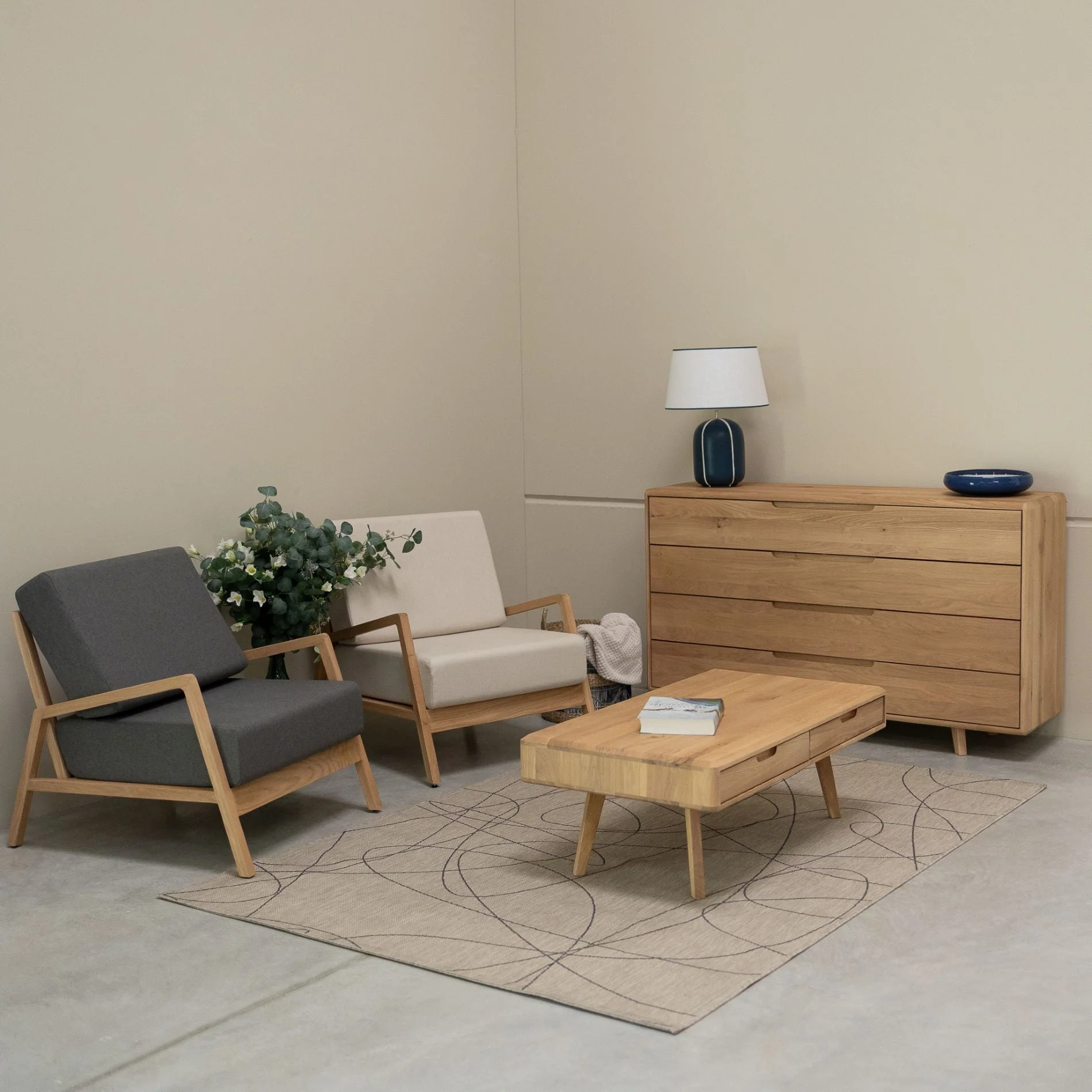 Table basse en bois massif Suède – NordicStory - Image 3
