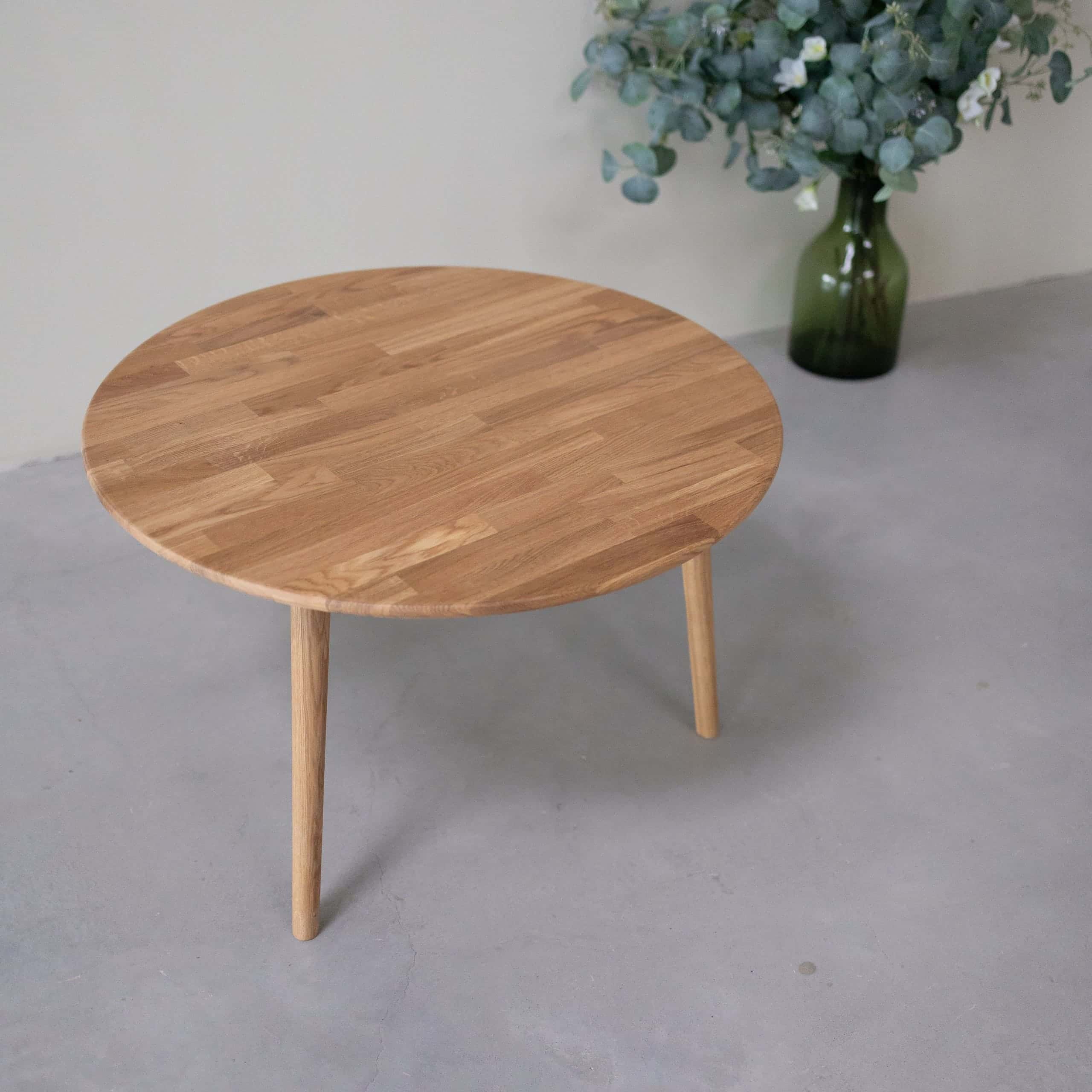 Table basse gigogne en bois massif de chêne Malmo - NordicStory - Image 13