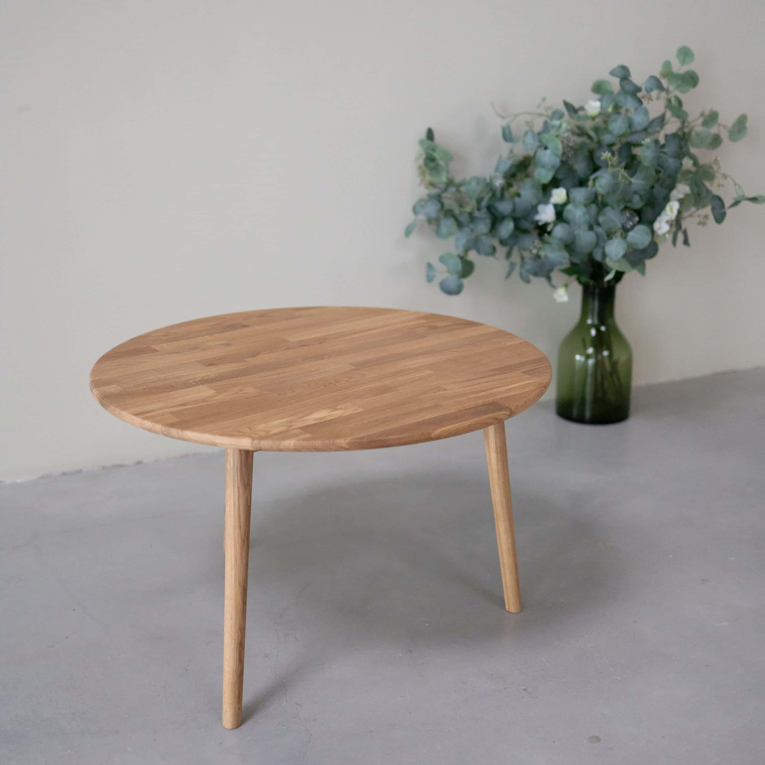 Table basse gigogne en bois massif de chêne Malmo - NordicStory - Image 14