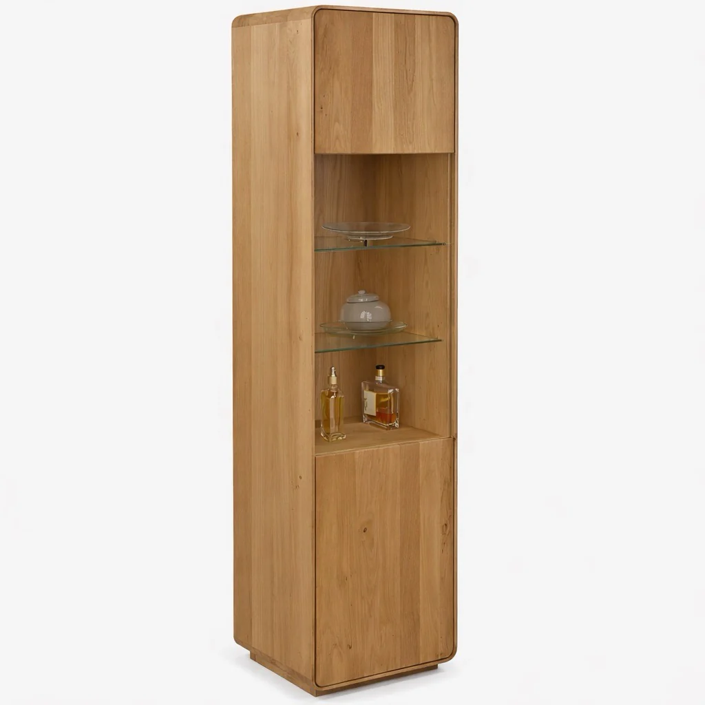 Vitrine en bois massif de chêne Genève 26 - NordicStory - Image 2